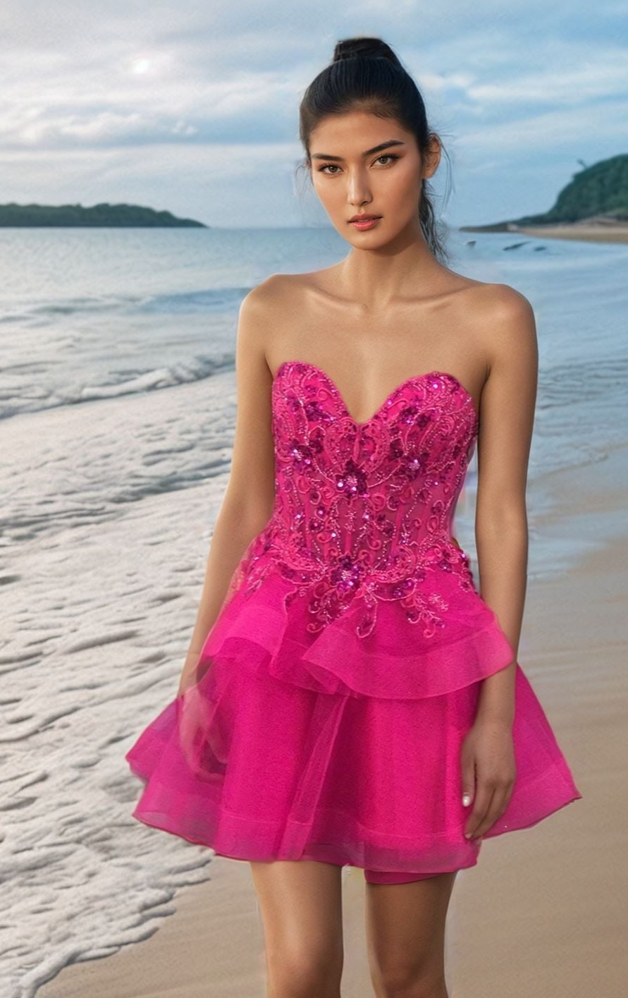 Short Dress 40503 by Jovani Short Dress 40503 by Jovani