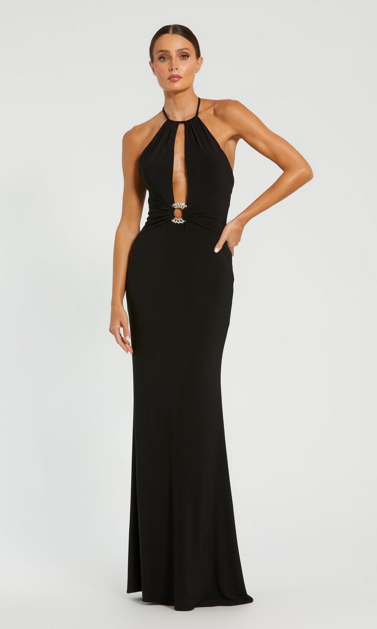 Black Mac Duggal Long Formal Dress 42065