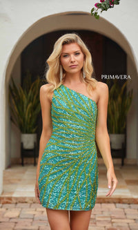 Crystal Green Primavera Short Party Dress 4221