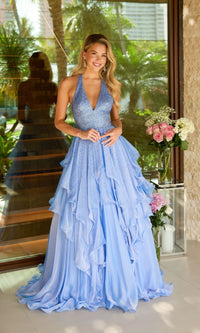 Periwinkle Ava Presley Long Formal Dress 42238