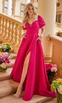 Magenta Ava Presley Long Formal Dress 42269