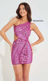 Lilac Primavera Short Party Dress 4228