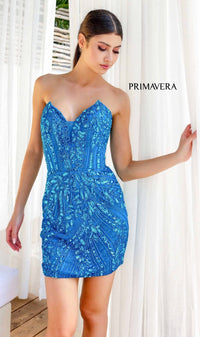 Peacock Primavera Short Party Dress 4234