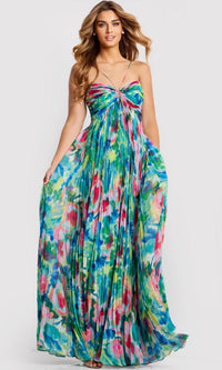 Print Jovani Long Formal Dress 42558 - Image