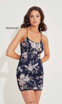 Midnight Primavera Short Party Dress 4265