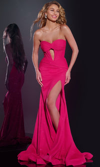 Fuchsia Jovani Long Formal Dress 43065