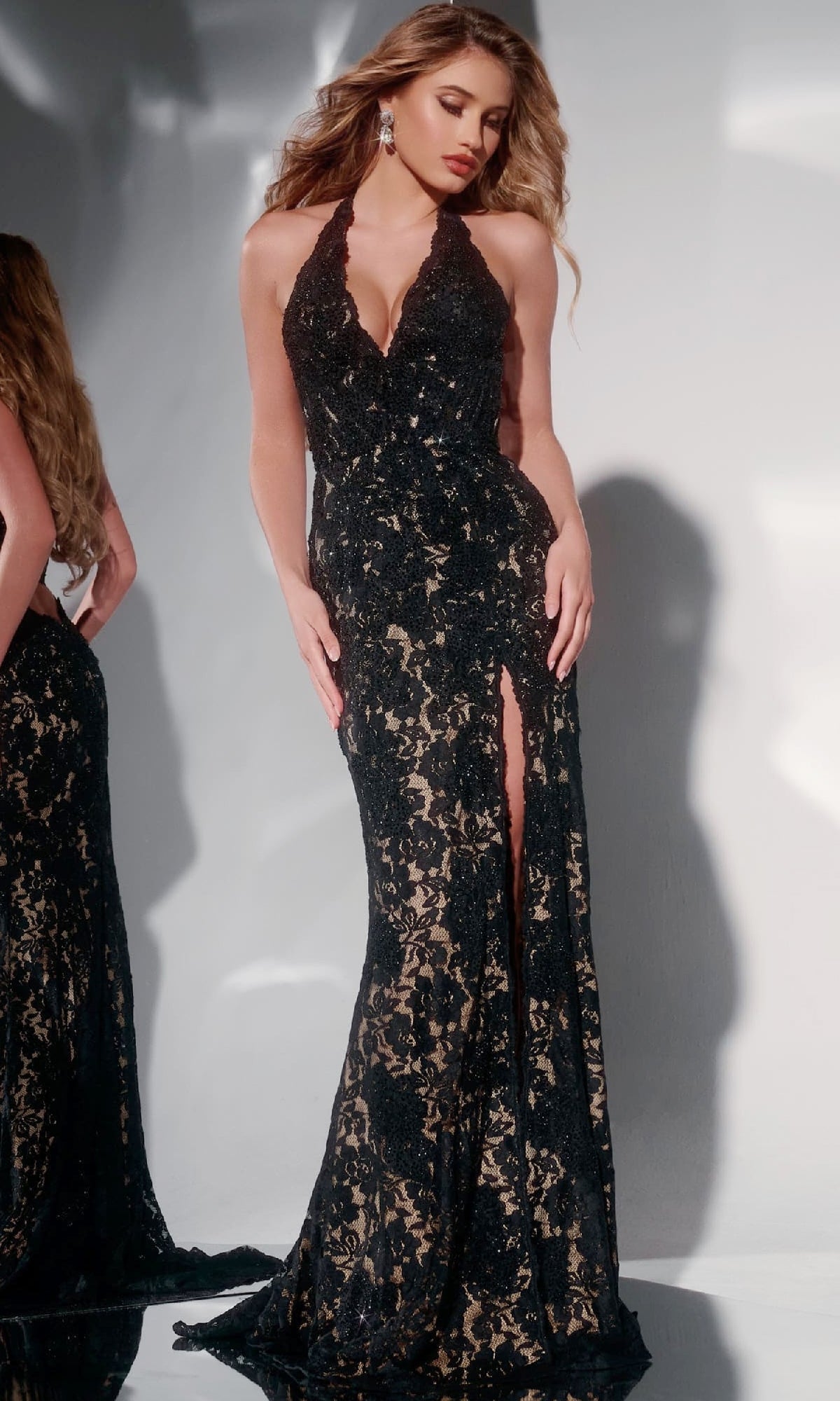 Black Jovani Long Formal Dress 43097