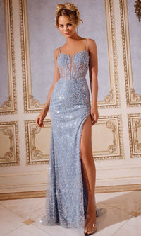 Cloud Jovani Long Formal Dress 43187 - Image