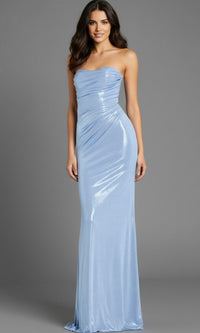 Blue Jovani Long Formal Dress 43651