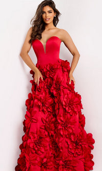 Red Jovani Long Formal Dress 45661
