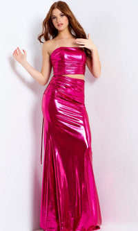 Fuchsia Jovani Long Formal Dress 45708 - Image
