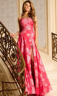 Fuchsia Jovani Long Formal Dress 45721
