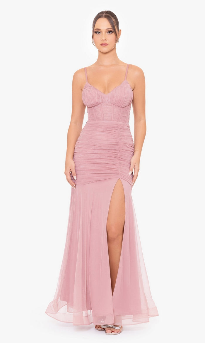 Rose Formal Long Dress 4682Bn by Blondie Nites