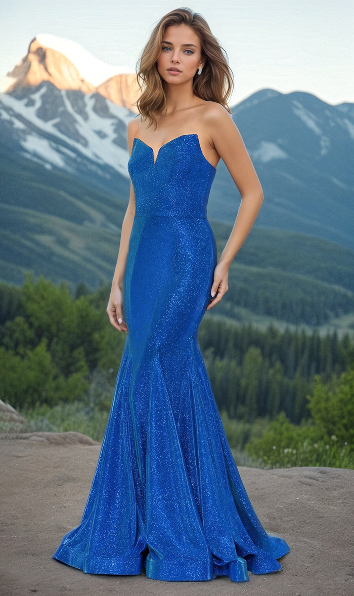 Royal Formal Long Dress 4720Bn by Blondie Nites