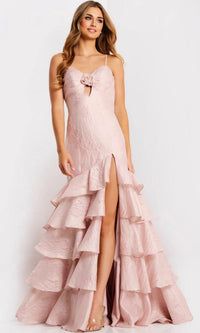Pink Jovani Long Formal Dress 47329