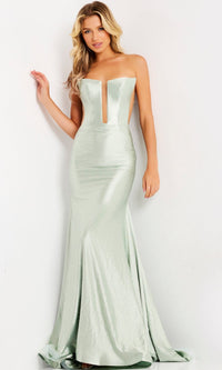 Sage Jovani Long Formal Dress 47676