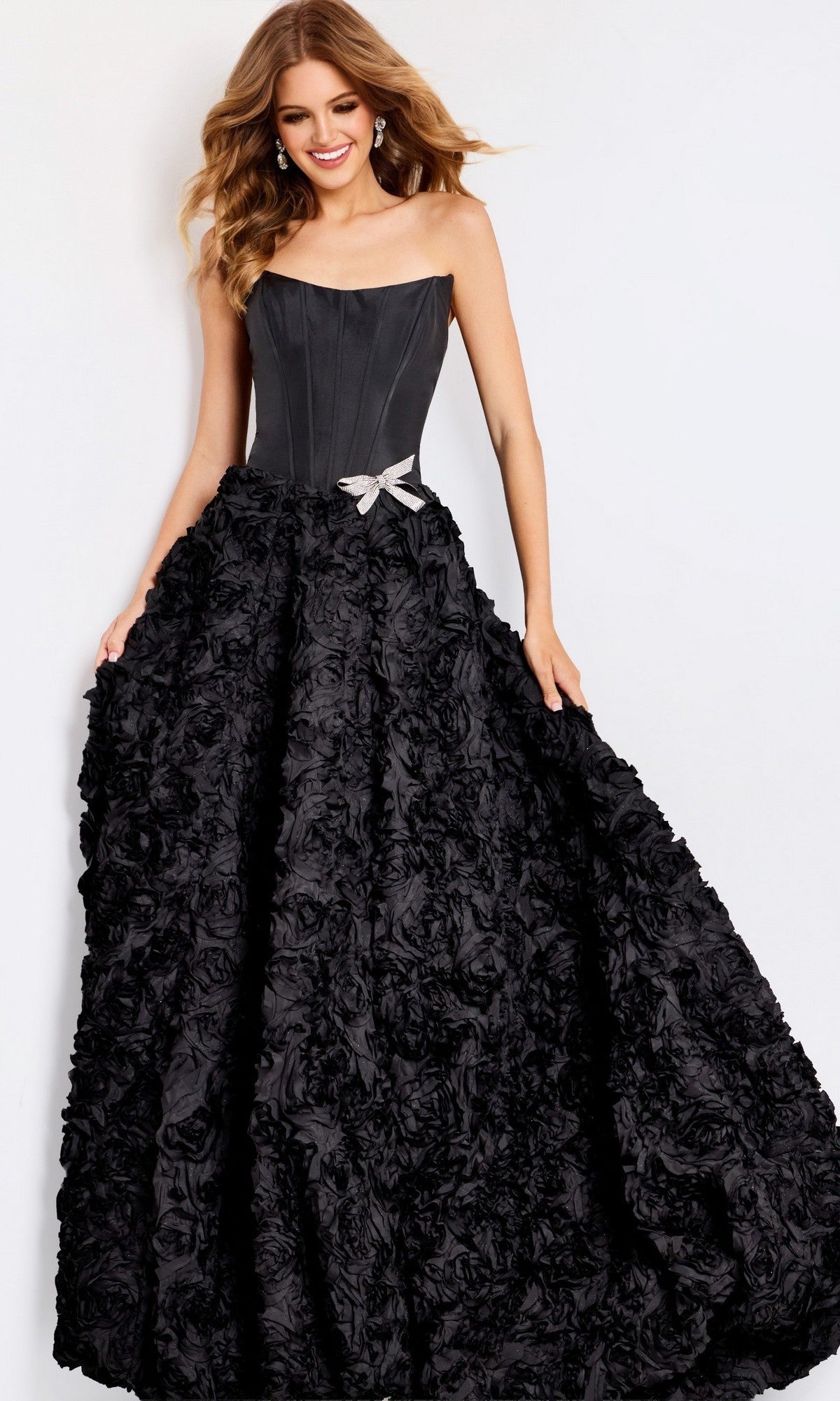 Black Jovani Long Formal Dress 47695