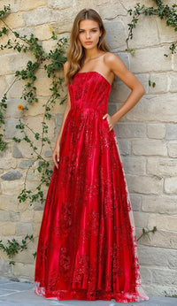 Red Blondie Nites Long Formal Dress 4792bn