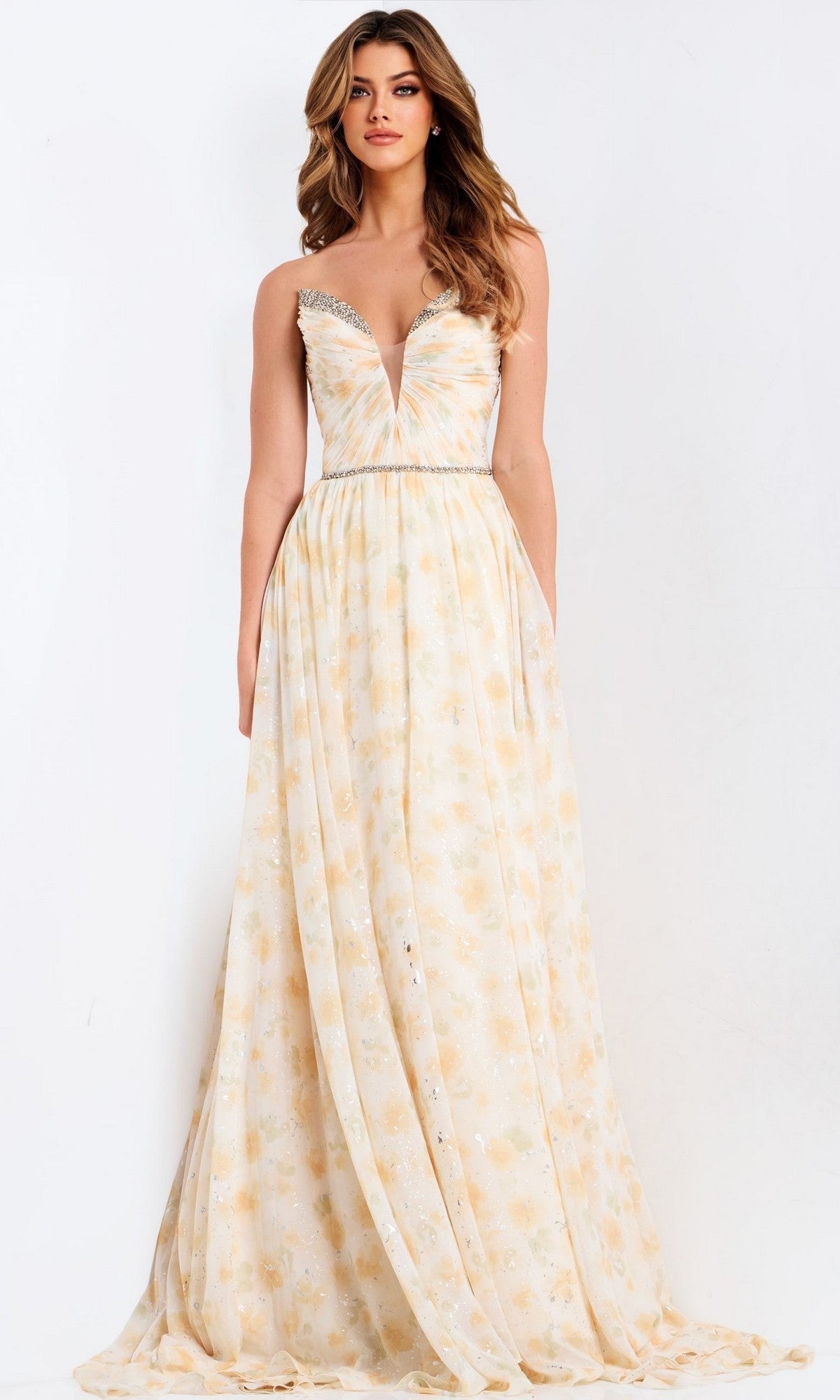 Multi Jovani Long Formal Dress 48139 - Image