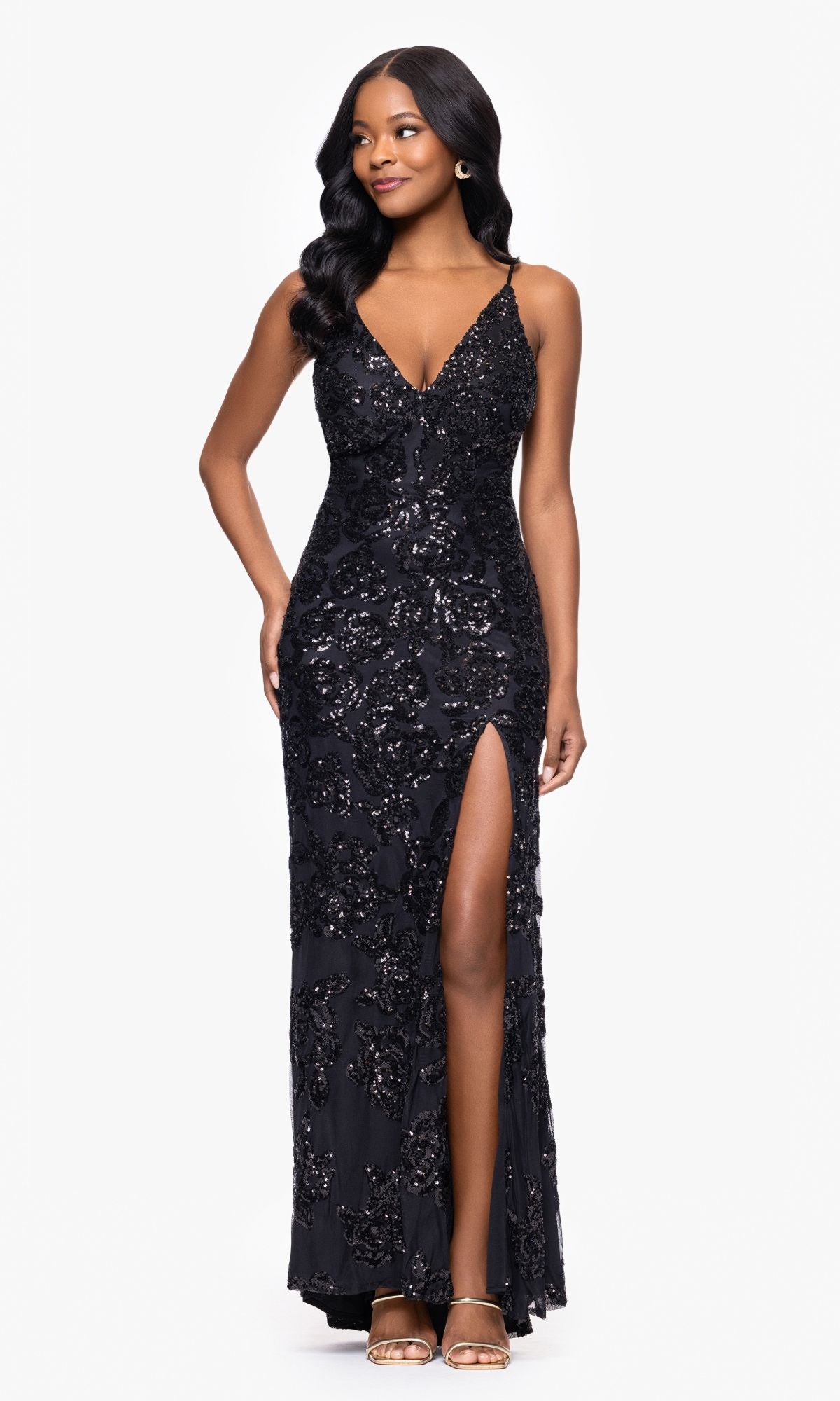 Blondie Nites Long Formal Dress 4817bn