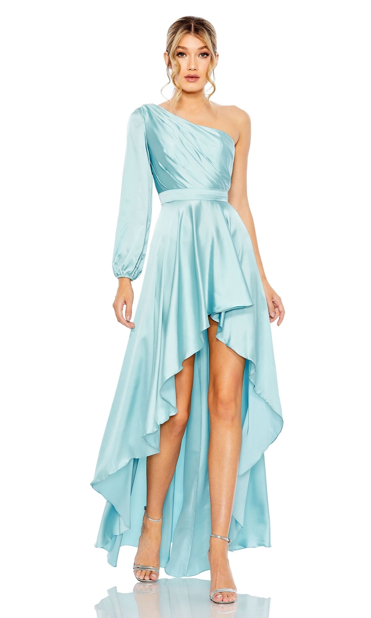 French Blue Mac Duggal Long Formal Dress 49141
