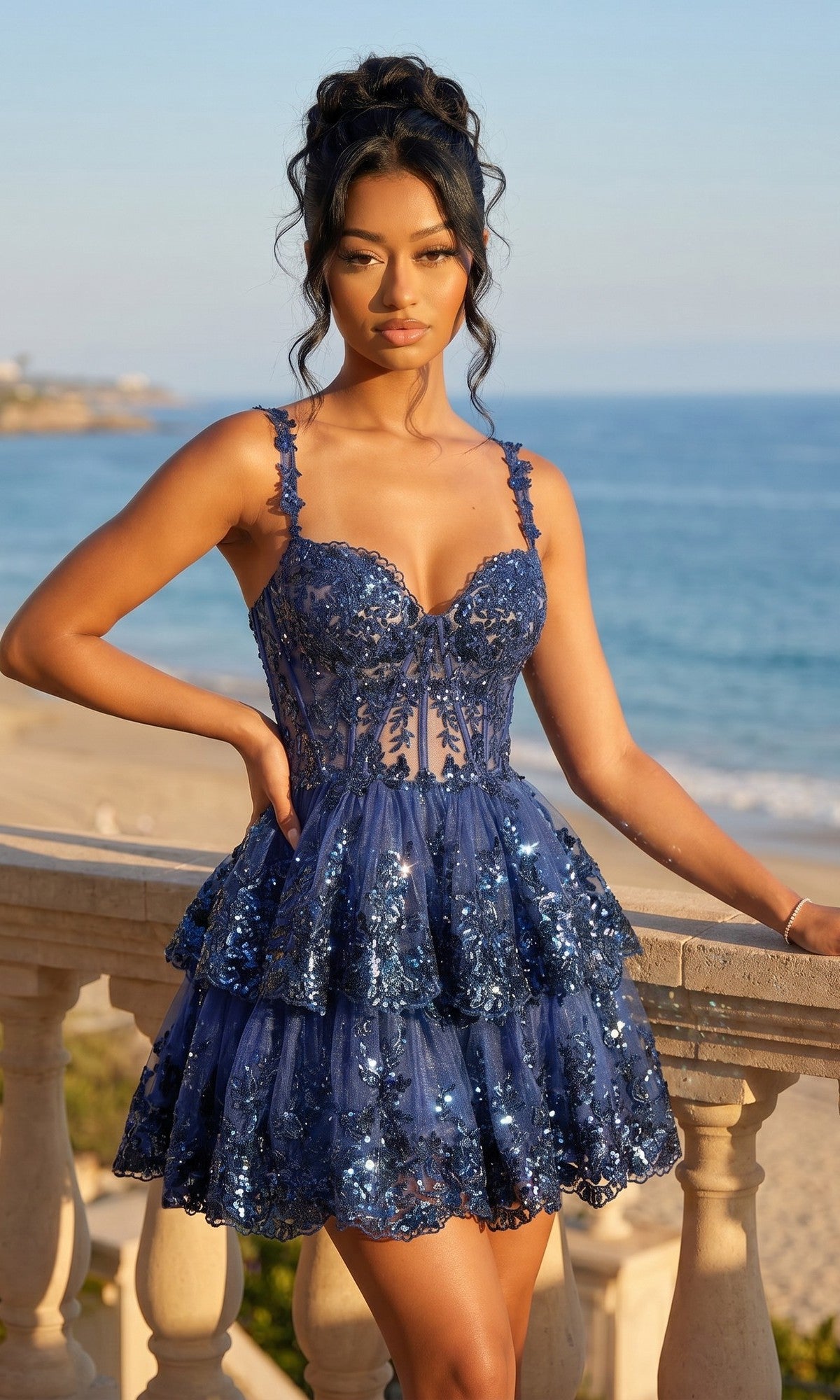 Blondie Nites Short Homecoming Dress 4931BN