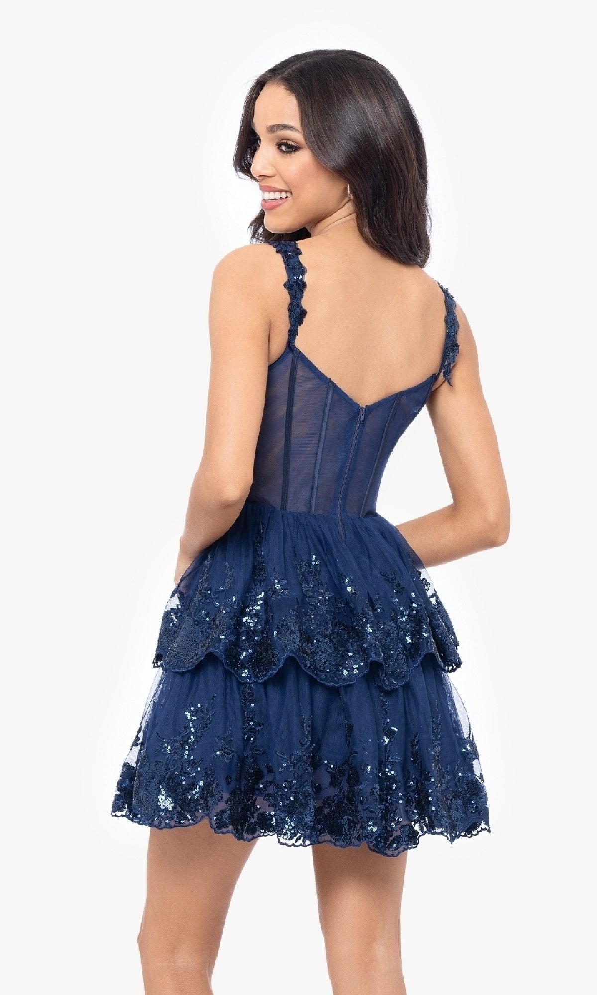 Blondie Nites Short Homecoming Dress 4931BN