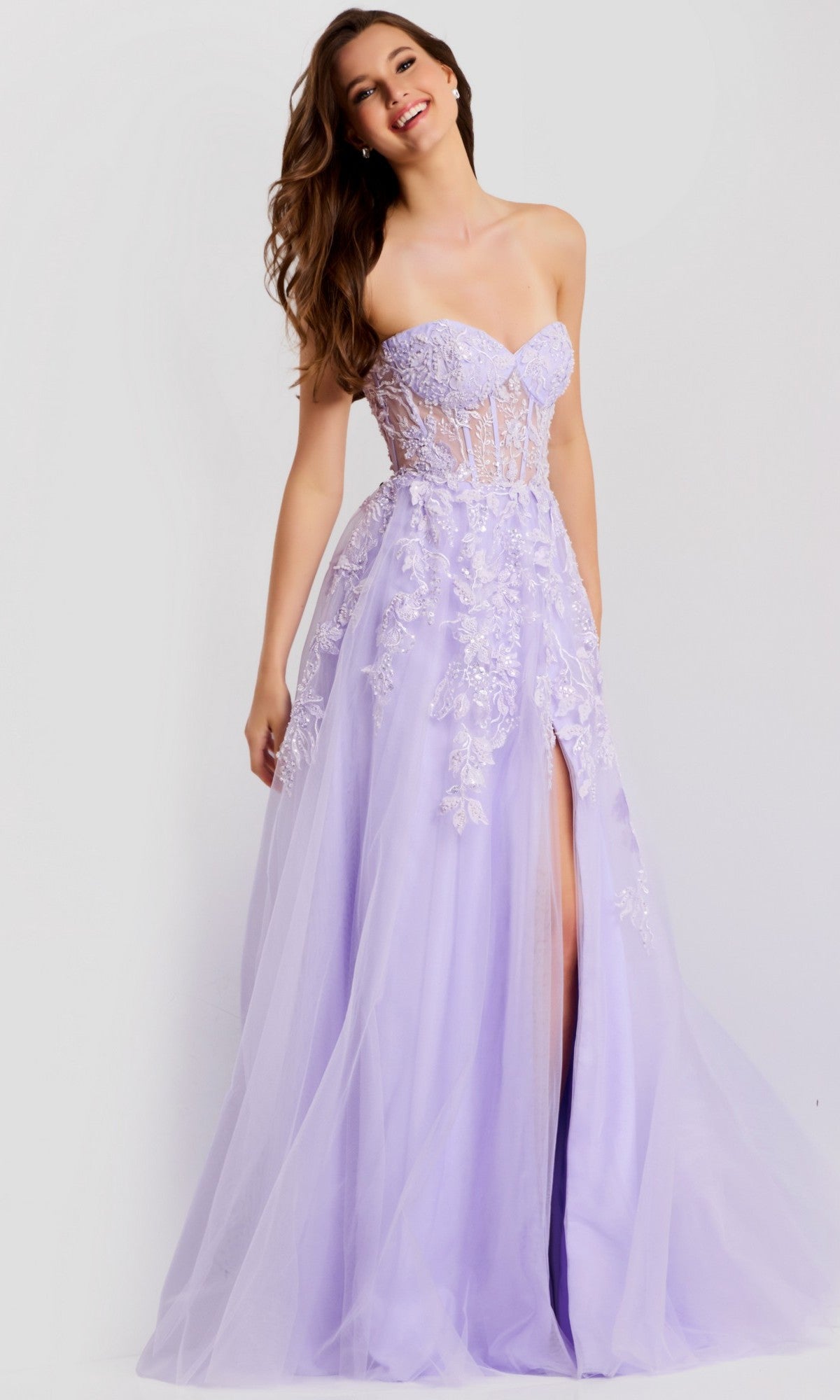 Jovani Long Formal Evening Gown 49656 - Image