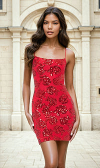Red Blondie Nites Short Party Dress 4971BN