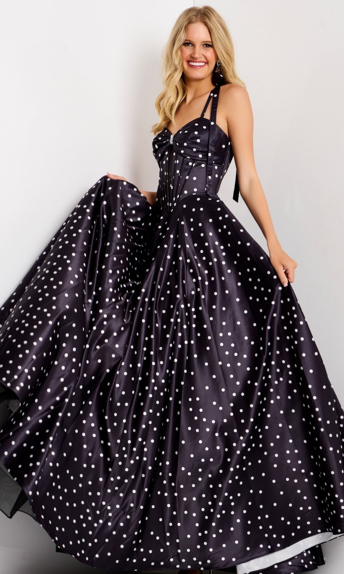 Black Jovani Long Formal Dress 49774