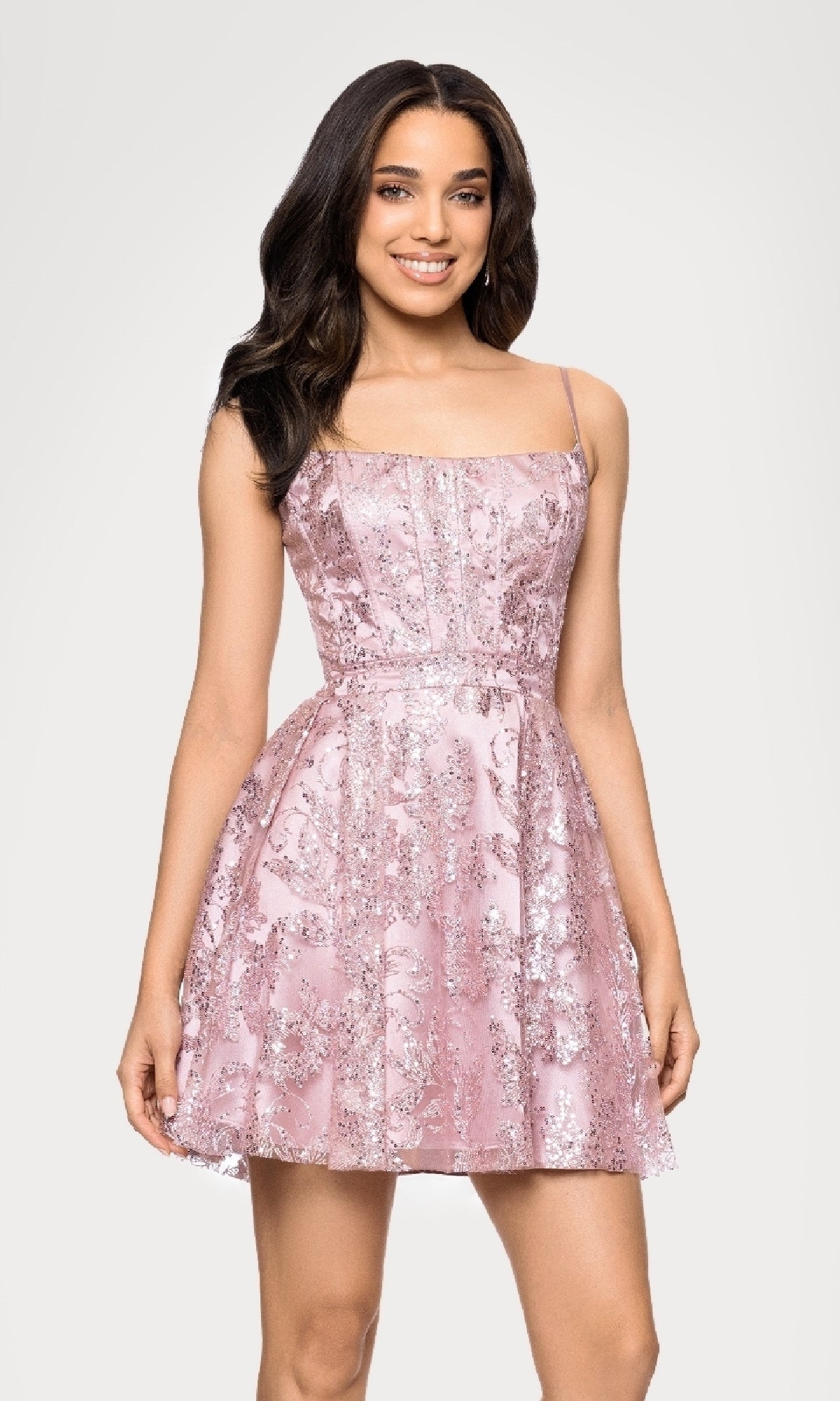 Rose Blondie Nites Short Homecoming Dress 5001BN