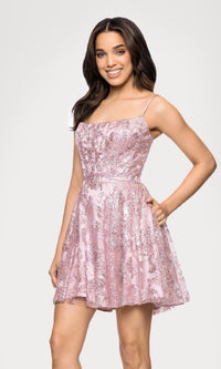 Blondie Nites Short Homecoming Dress 5001BN