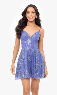 Blondie Nites Short Homecoming Dress 5017BN