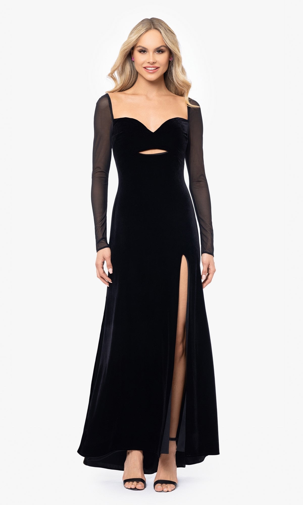 Long Formal Dress 5040bn by Blondie Nites Black / 9 Long Formal Dress 5040bn by Blondie Nites Black / 9