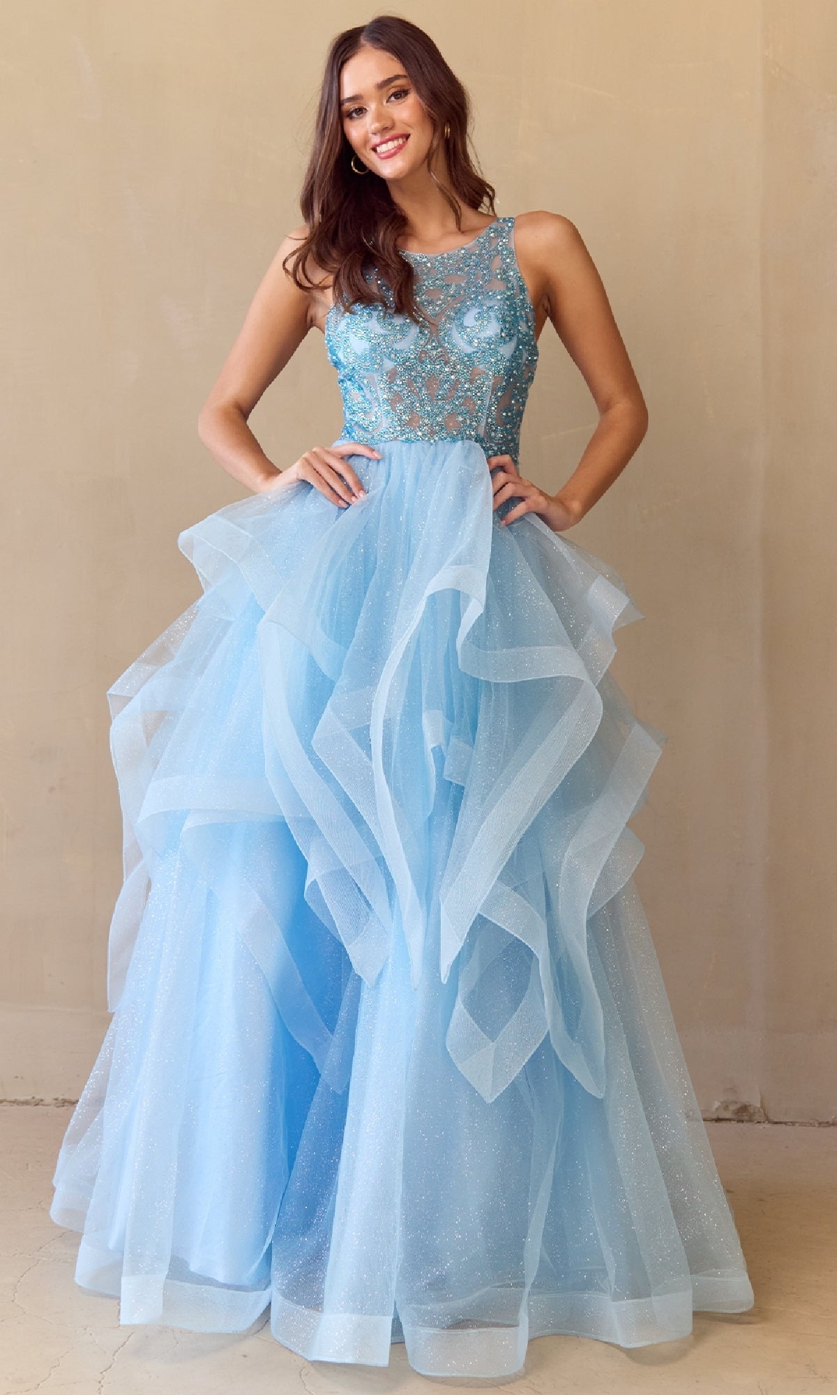 Amelia Couture Long Prom Dress 5066