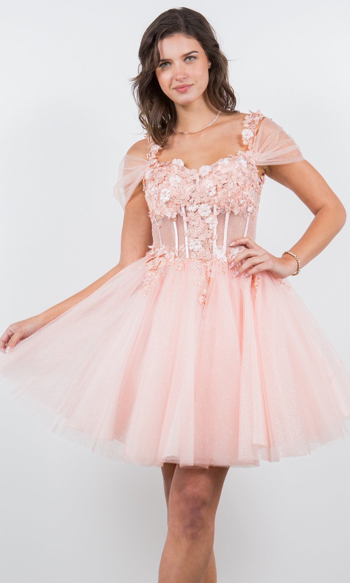 Short Party Dress 5134j by Cinderella Couture Sage / 3XLarge Short Party Dress 5134j by Cinderella Couture Sage / 3XLarge