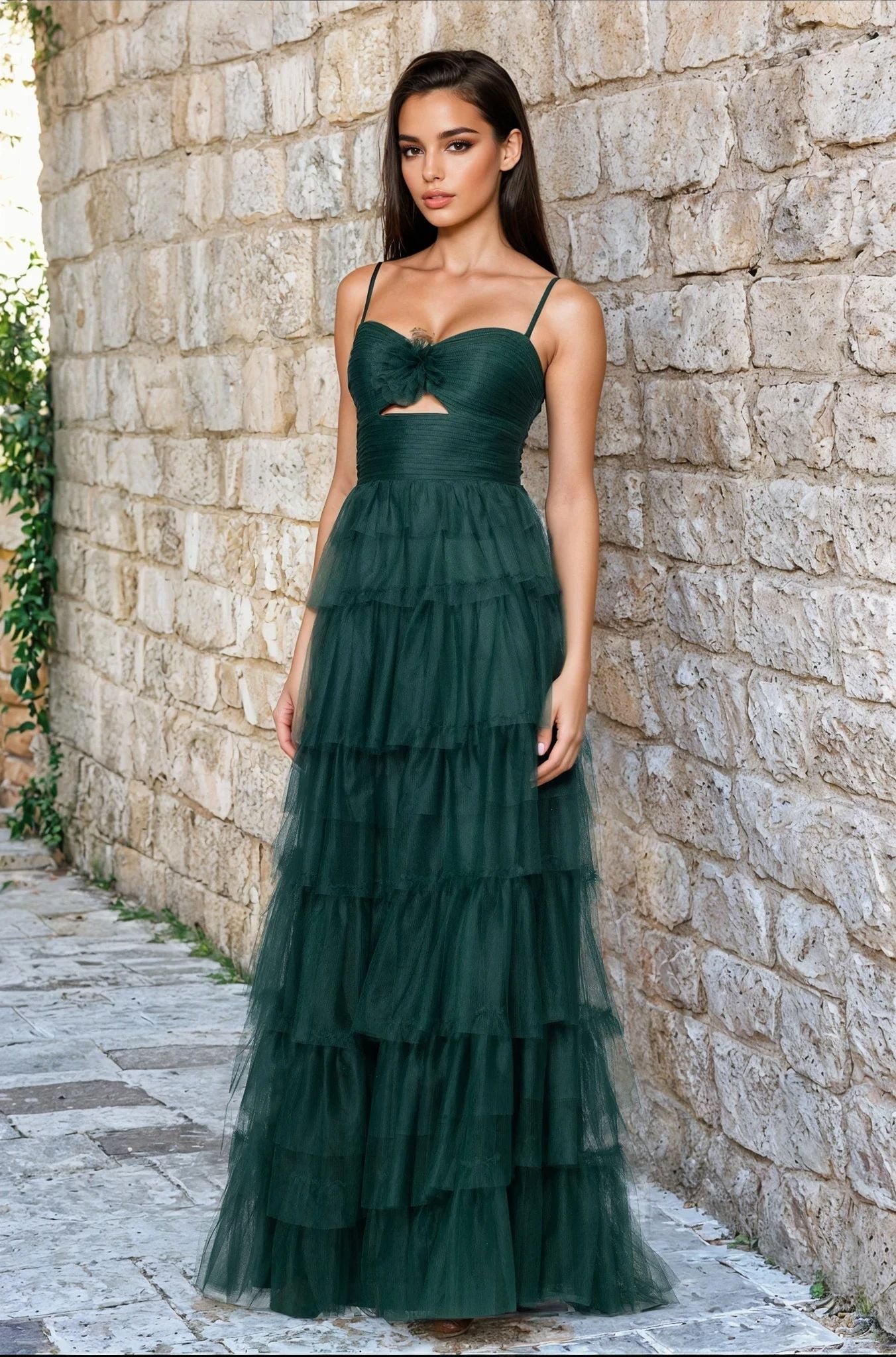 Blondie Nites Long Formal Dress 5183bn Hunter / 0 Blondie Nites Long Formal Dress 5183bn Hunter / 0
