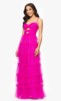 Hot Pink Blondie Nites Long Formal Dress 5187bn - Image