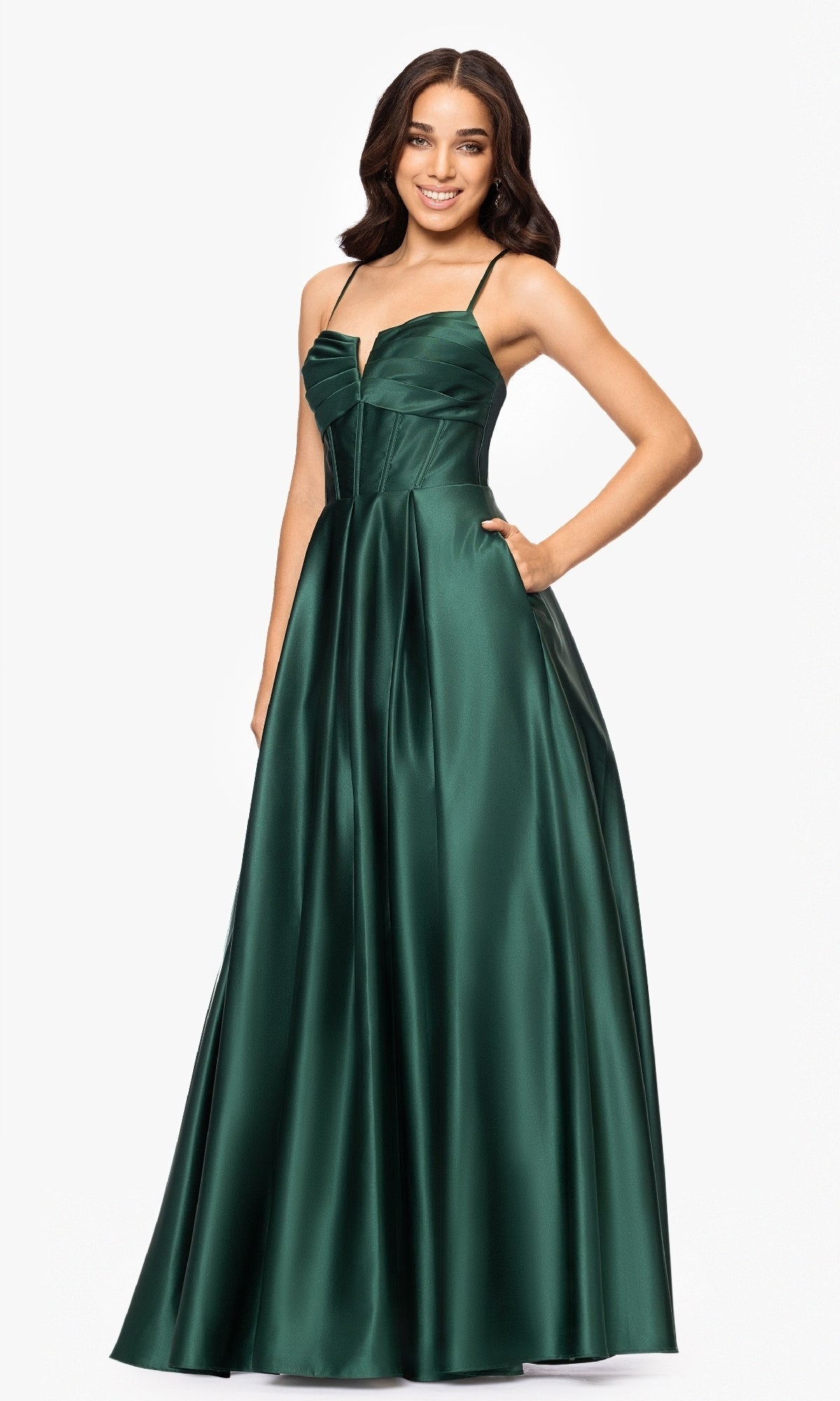 Blondie Nites Long Formal Dress 5207BN - Image