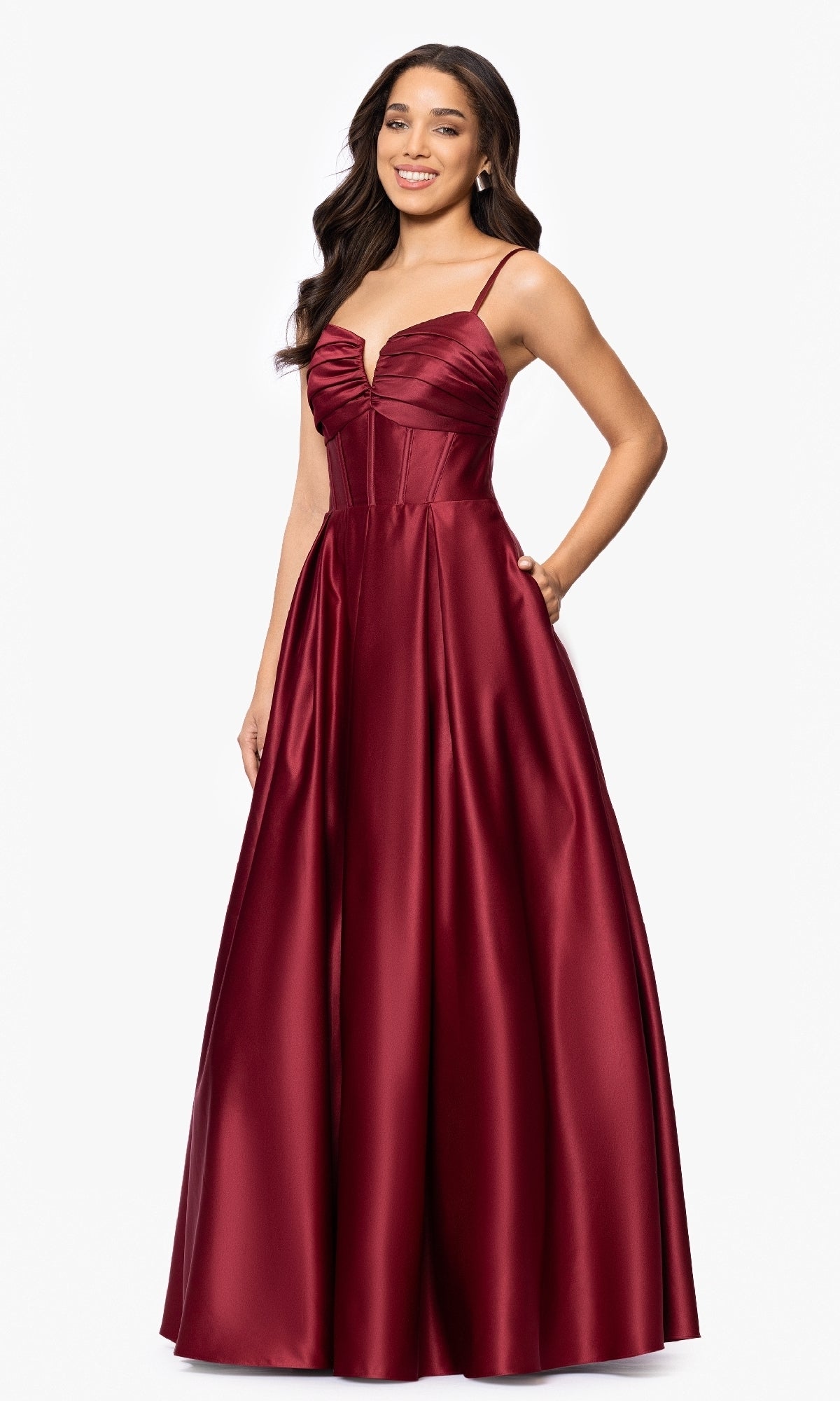 Blondie Nites Long Formal Dress 5207BN - Image