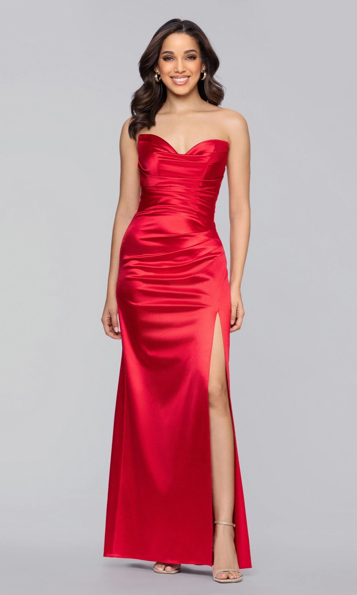 Red Blondie Nites Long Prom Dress 5355BN