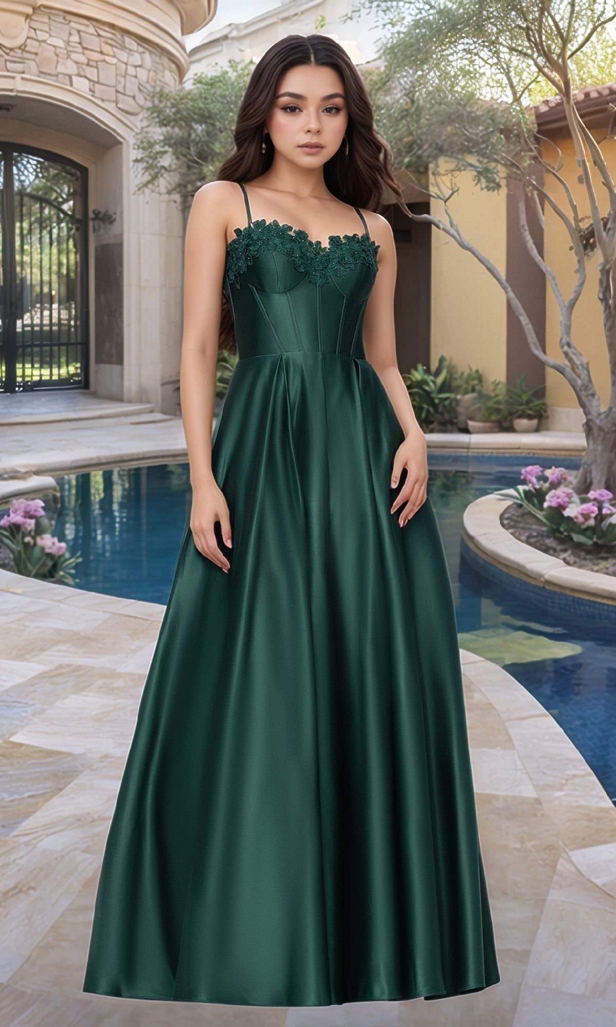 Hunter Blondie Nites Long Formal Dress 5387bn