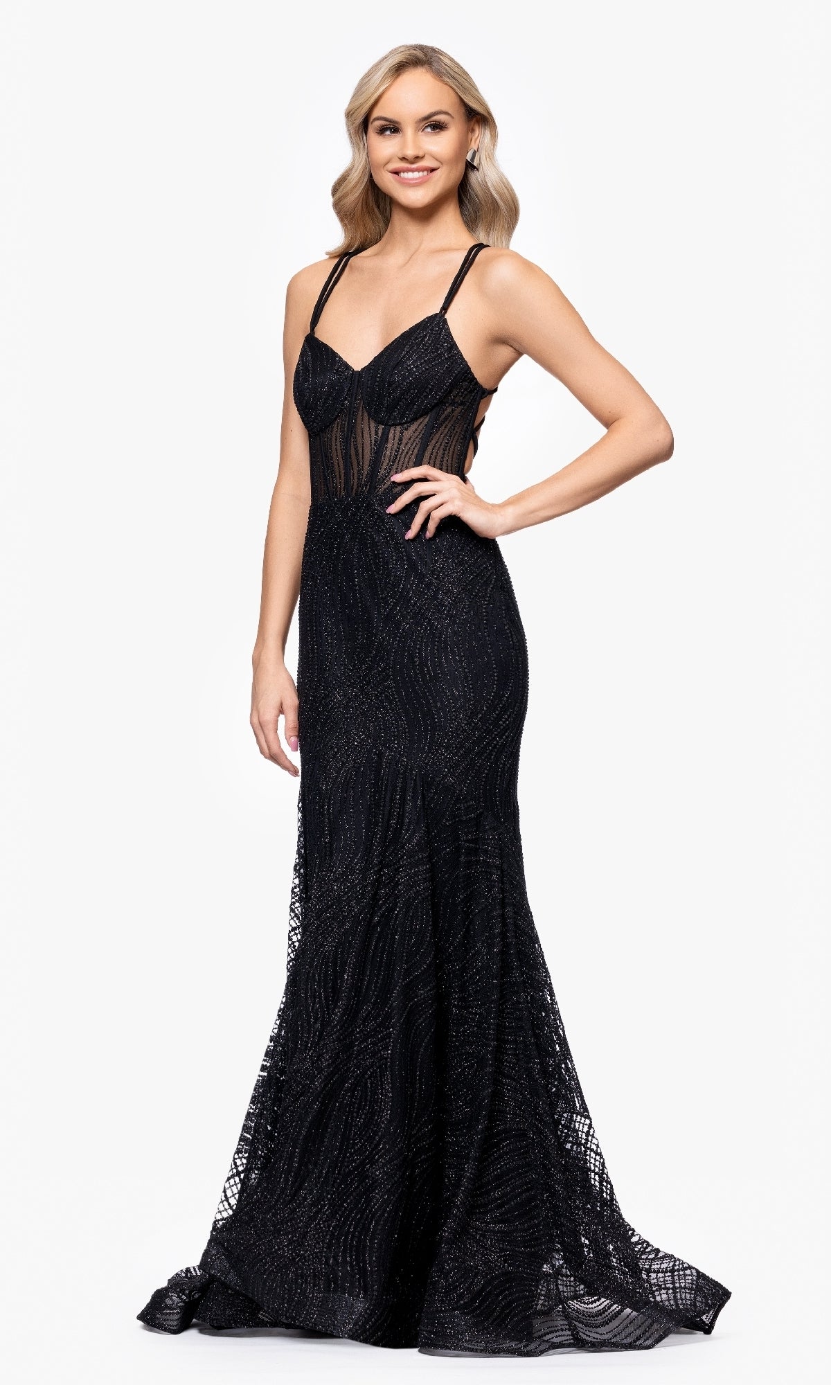 Blondie Nites Long Formal Dress 5426bn - Image