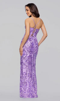 Blondie Nites Long Prom Dress 5428BN