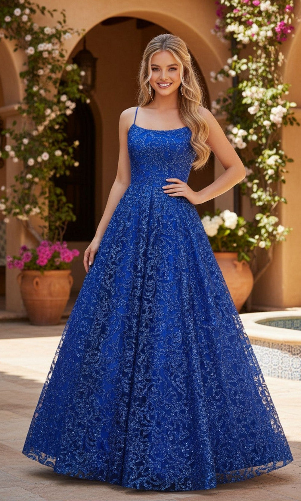 Royal Blondie Nites Long Prom Dress 5450BN