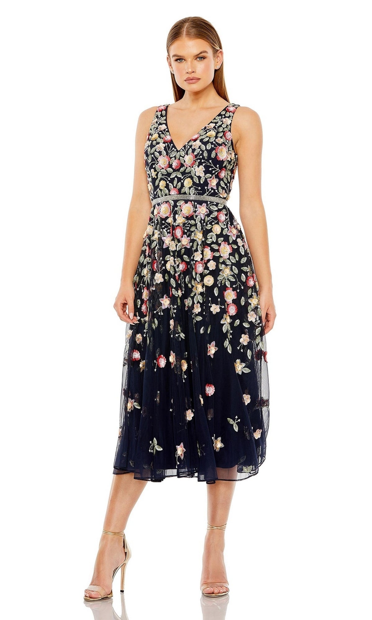 mac duggal short dresses Women's Ruffle V Neck Fit & Flare Mini Dress Mac Duggals legacy is defined by sophisticated design aesthetics featuring signature luxe fabrics and the rich Mac Duggal Sleeveless Sequin Dress