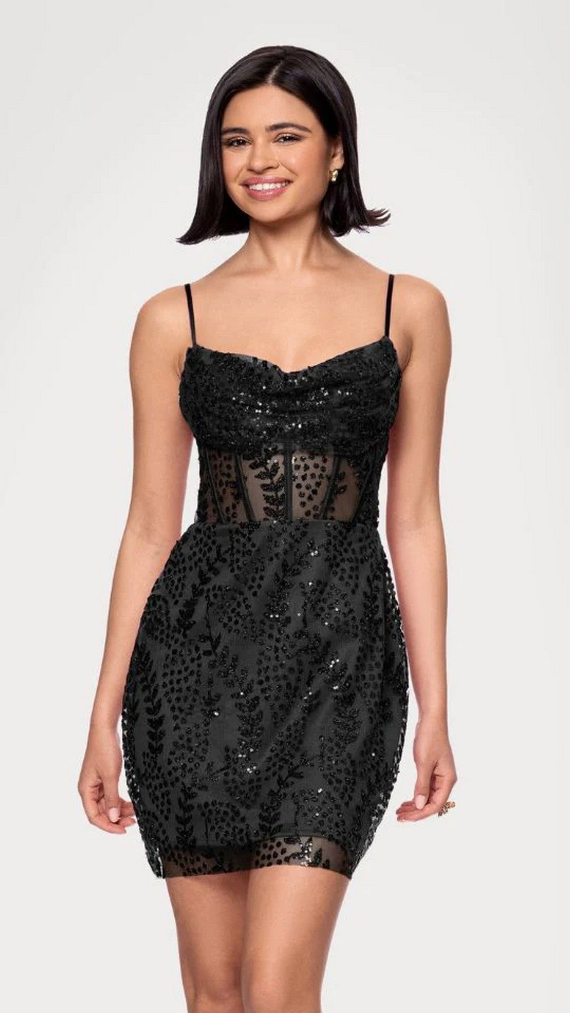 Black Blondie Nites Short Homecoming Dress 5570BN