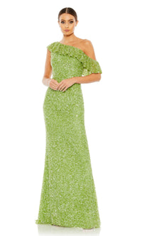 Key Lime Mac Duggal Long Formal Dress 5611