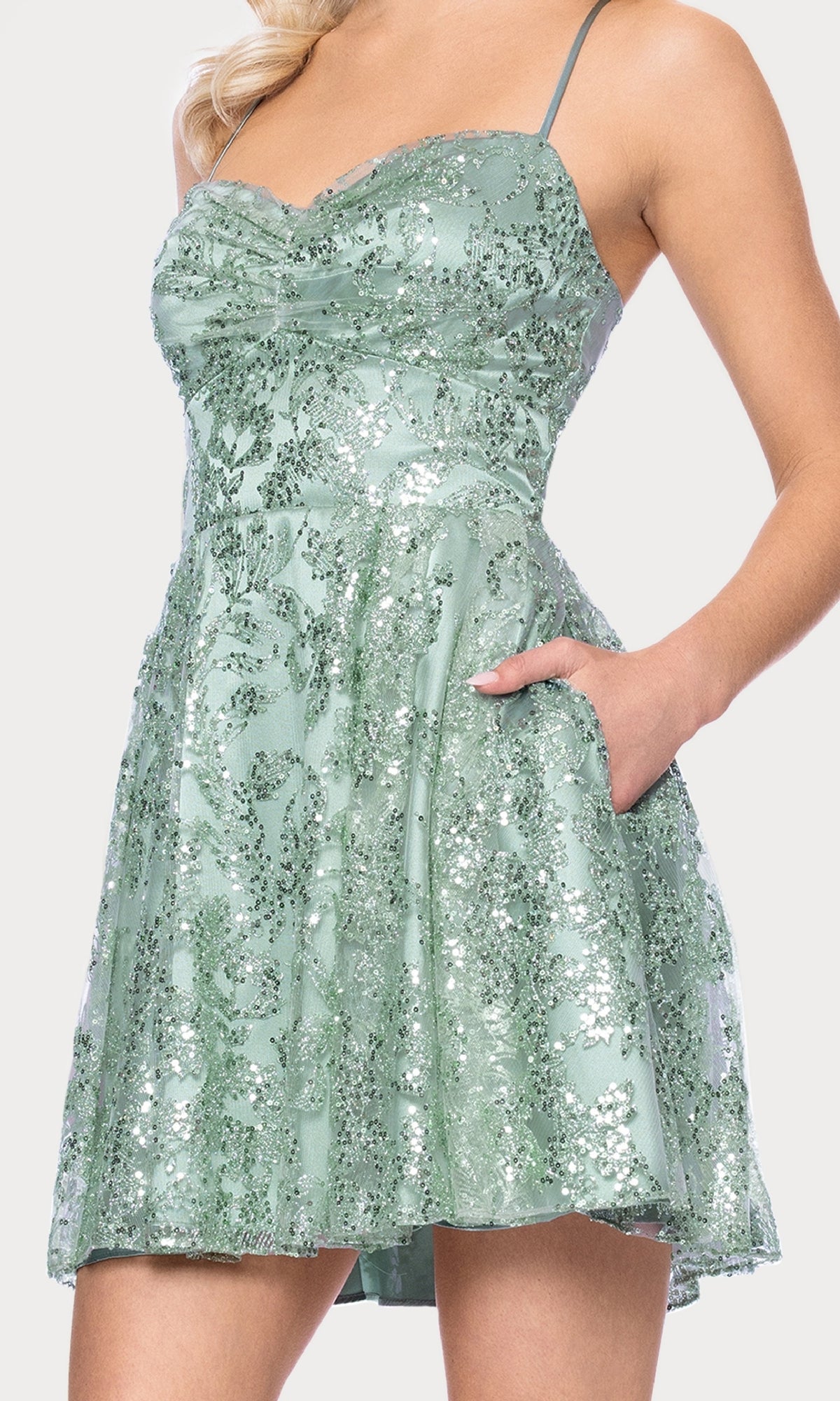 Blondie Nites Short Homecoming Dress 5705BN