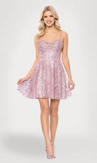 Blondie Nites Short Homecoming Dress 5713BN